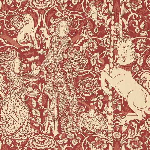 Aurelia's Grail | Tudor Tapestry Wallpaper