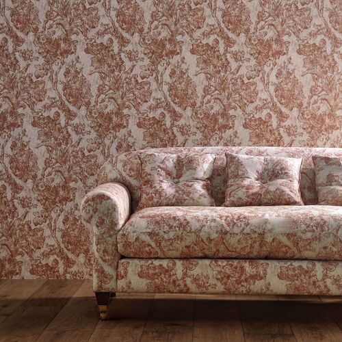 Fringed Tulip Toile | Floral Trail Wallpaper