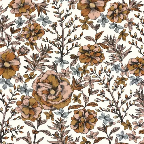 Jardin de Beauregard | Floral Print Wallpaper