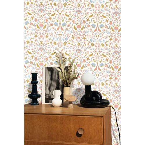 Alizee | Folk Florals Wallpaper