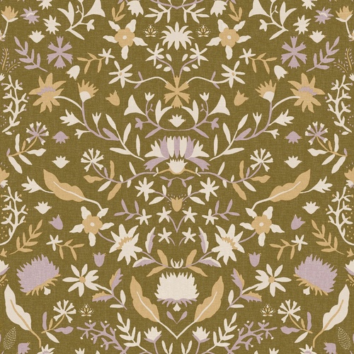 Alizee | Folk Florals Wallpaper