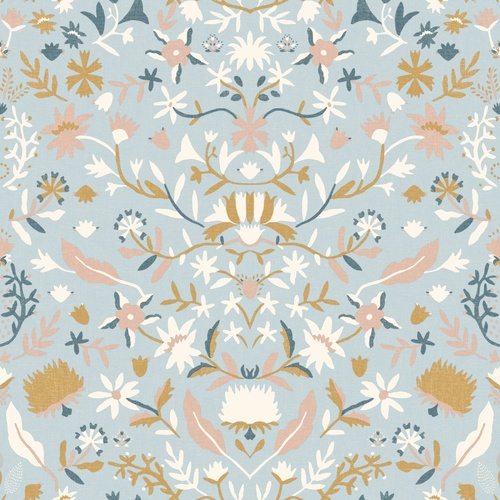 Alizee | Folk Florals Wallpaper