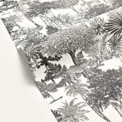 Dream Forest | Etched Jungle Wallpaper