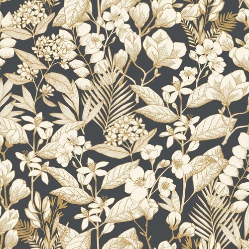 Flower May | Warm Florals Wallpaper