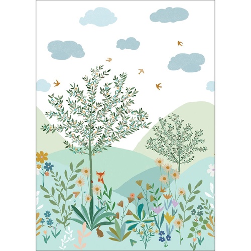 Heidi | Countryside Garden Wall Panel