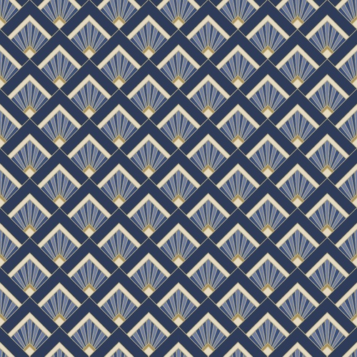 Effervescence | Art Deco Diamond Wallpaper