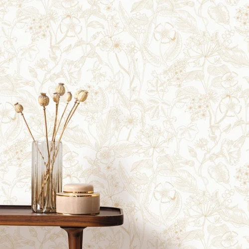 Lightness | Floral Motifs Wallpaper