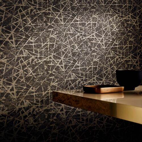 Shatter | Beaded Geo Forms Wallpaper