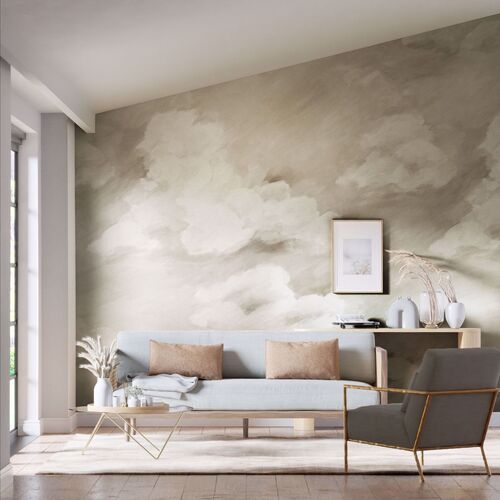 Mellow Clouds wall mural by Komar - X7-1014 - Pastel Floating Clouds