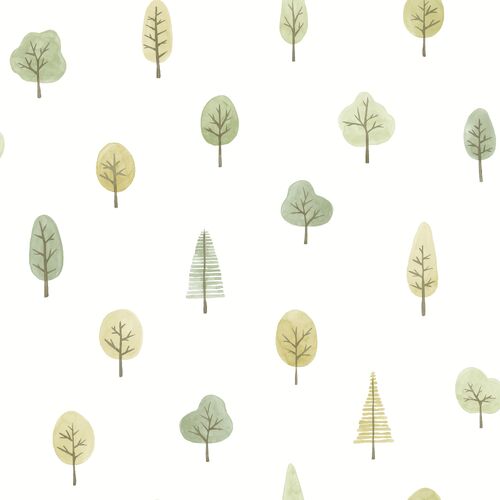 Walk in the Park | Tree Motif Wallpaper