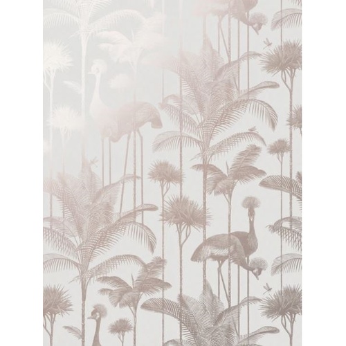 Crane Fonda | Bird and Palm Wallpaper