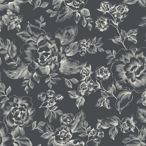 A Fleur De Peau | Etched Florals Wallpaper