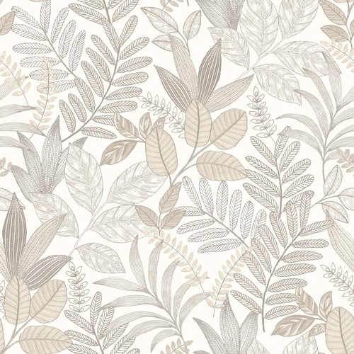 Embroidery | Detailed Leaves Wallpaper