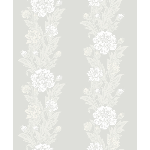 Blooming Stripe | Floral Columns Wallpaper