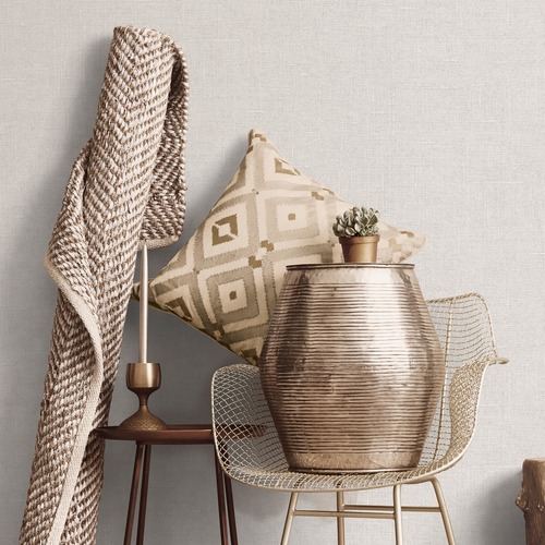 Hessian | Faux Fabric Weave Wallpaper