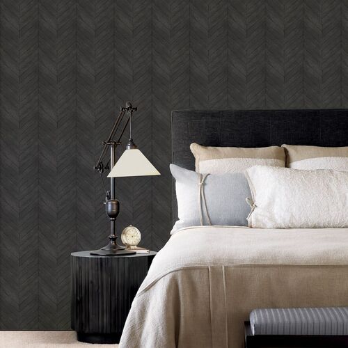 Chevron | Wood Panel Wallpaper