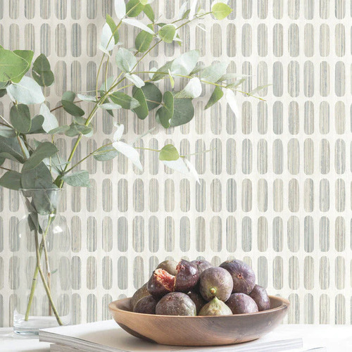 Petite Pergola | Stone Tile Look Wallpaper