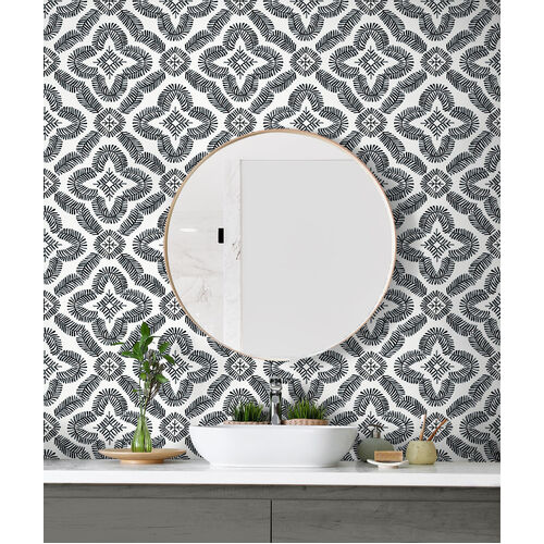 Talia | Quatrefoil Medallion Wallpaper