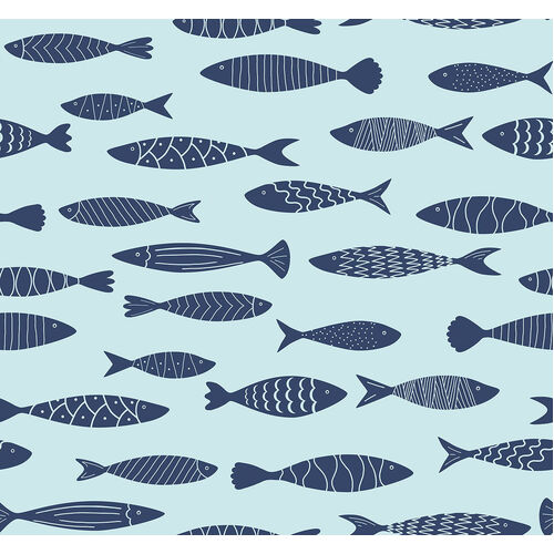 Bay | Fish Motif Wallpaper