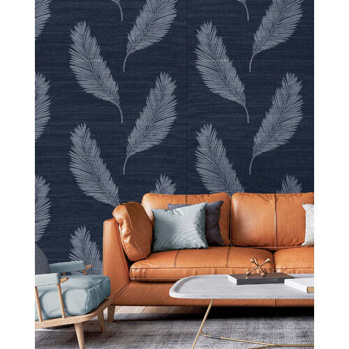 Cyrus Palm | Tropical Grasscloth Wallpaper
