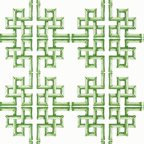 Boca Bamboo | Fretwork Square Wallpaper