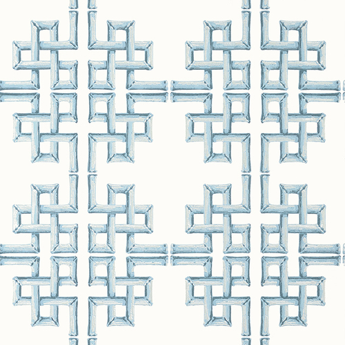 Boca Bamboo | Fretwork Square Wallpaper