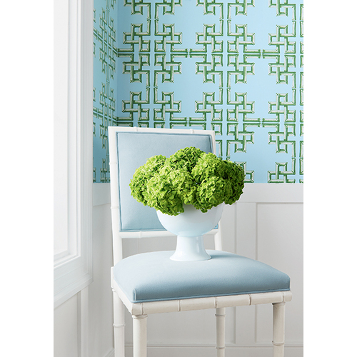 Boca Bamboo | Fretwork Square Wallpaper