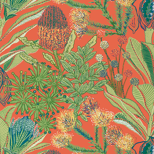 Protea | Tropical Foliage Wallpaper