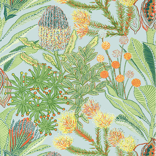 Protea | Tropical Foliage Wallpaper