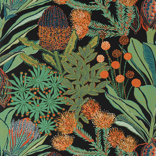 Protea | Tropical Foliage Wallpaper