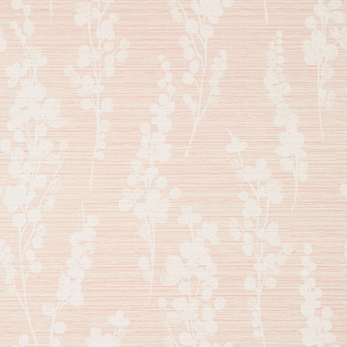 Spring Blooms | Faux Grasscloth Foliage Wallpaper