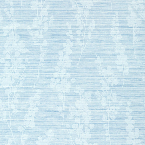 Spring Blooms | Faux Grasscloth Foliage Wallpaper