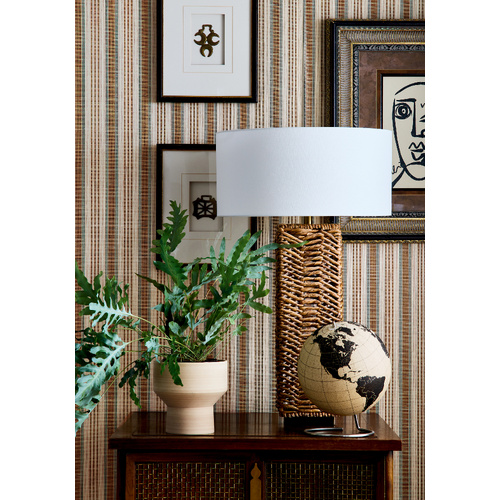 Bennett Stripe | Textured Stripes Wallpaper