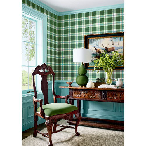 Douglas Plaid | Large Check Wallpaper