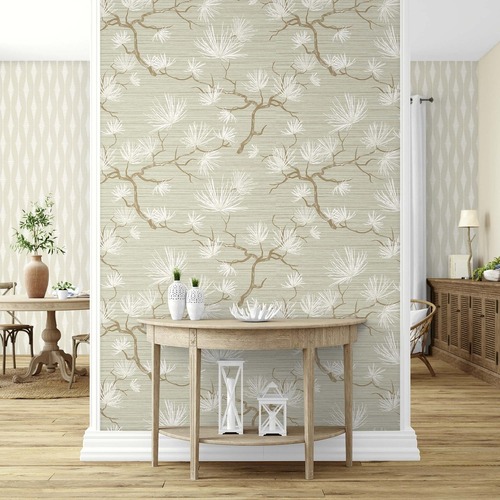 Kiruna | Chinois Branch Weave Wallpaper