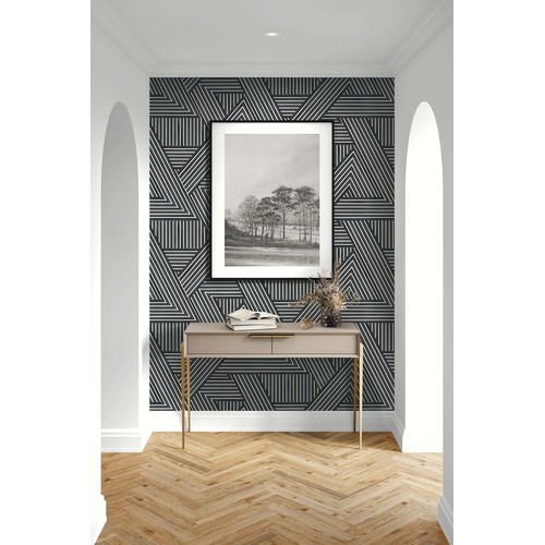 Nome | Striped Geo Wallpaper