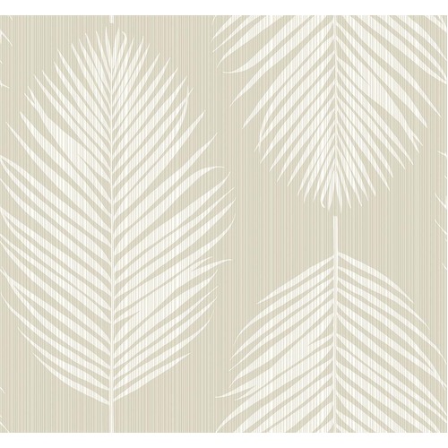 Port Lions | Embossed Leaf Wallpaper